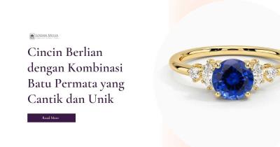 Cincin Berlian dengan Kombinasi Batu Permata yang Cantik dan Unik