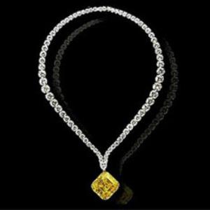 Kalung Berlian Leviev’v Vivid Yellow